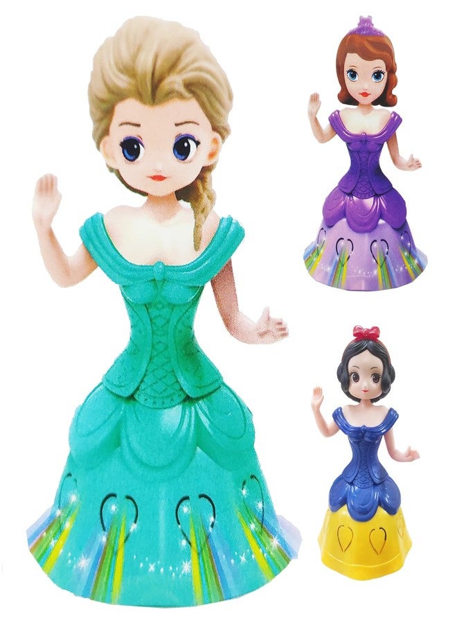 في جراسب دمية موسيقية صغيرة دوارة وراقصة متعددة الاتجاهات من VGRASSP للأطفال مع جسم مضيء (تصميم ولون عشوائيان) - Image 2